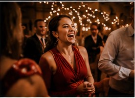 Candid wedding photograph in Lincolnshire